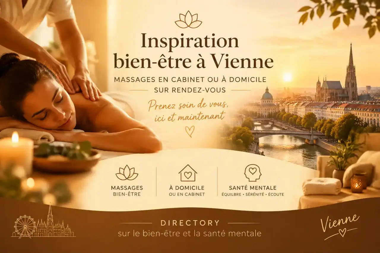Inspiration bien-être à Vienne : massages en cabinet ou à domicile sur rendez-vous