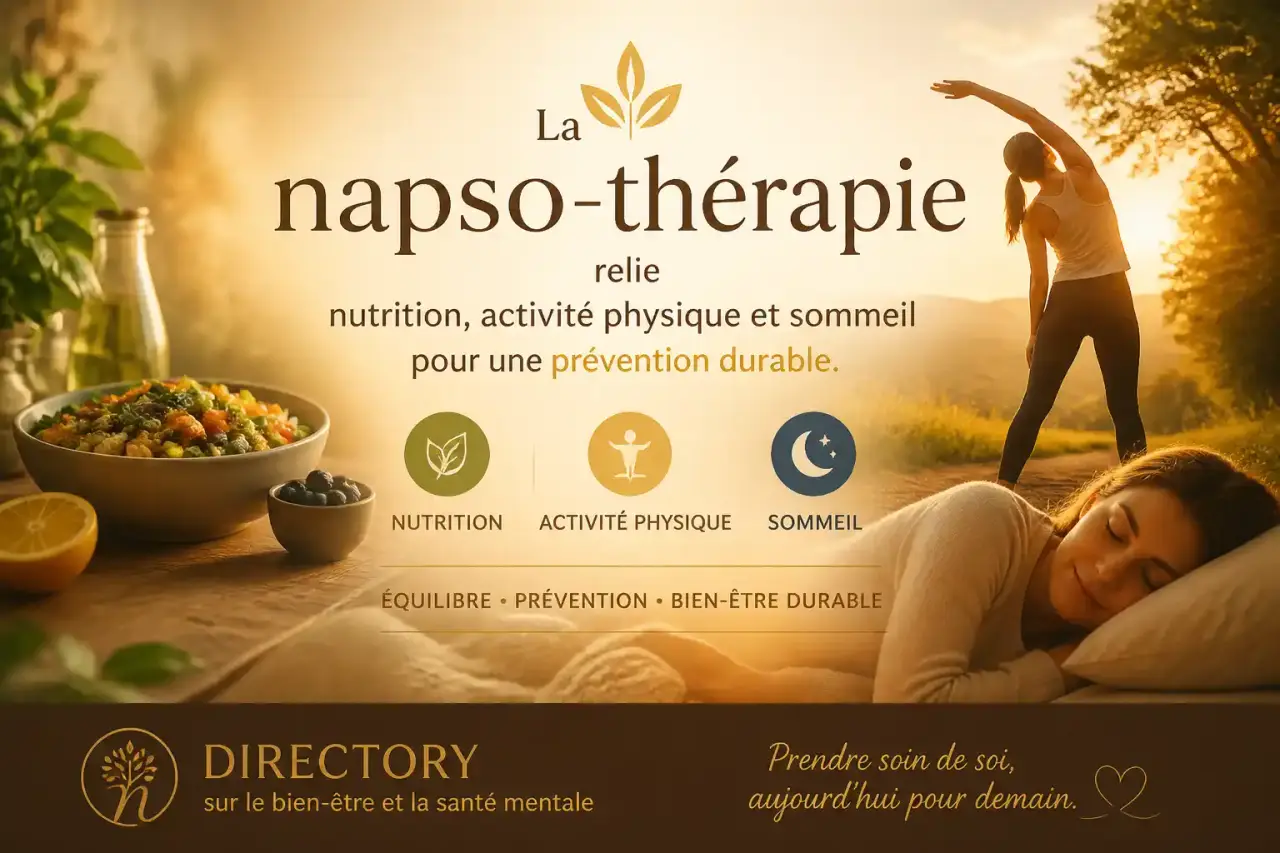 La napso-thérapie relie nutrition, activité physique et sommeil pour une prévention durable